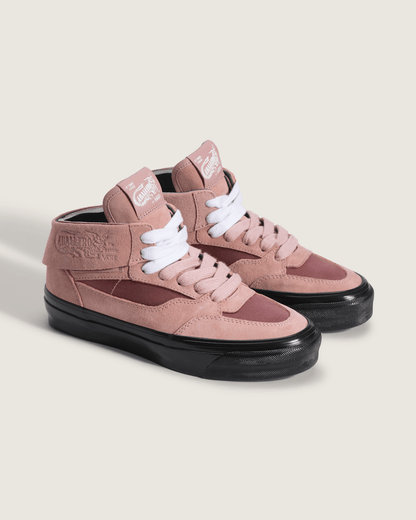 Vans Premium Half Caballero Shoe in Rose Pink / Black