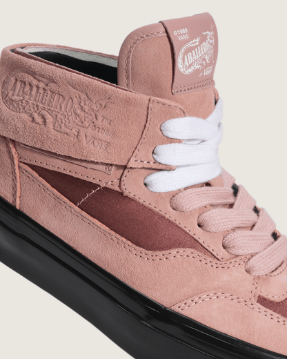 Vans Premium Half Caballero Shoe in Rose Pink / Black