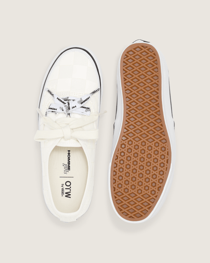 Vans OTW by Vans X HommeGirls Authentic 44 in Checkerboard Marshmallow White