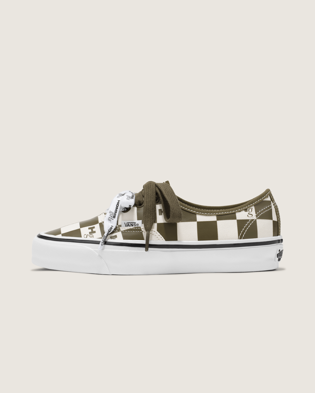 Vans OTW by Vans X HommeGirls Authentic 44 in Checkerboard Military Green