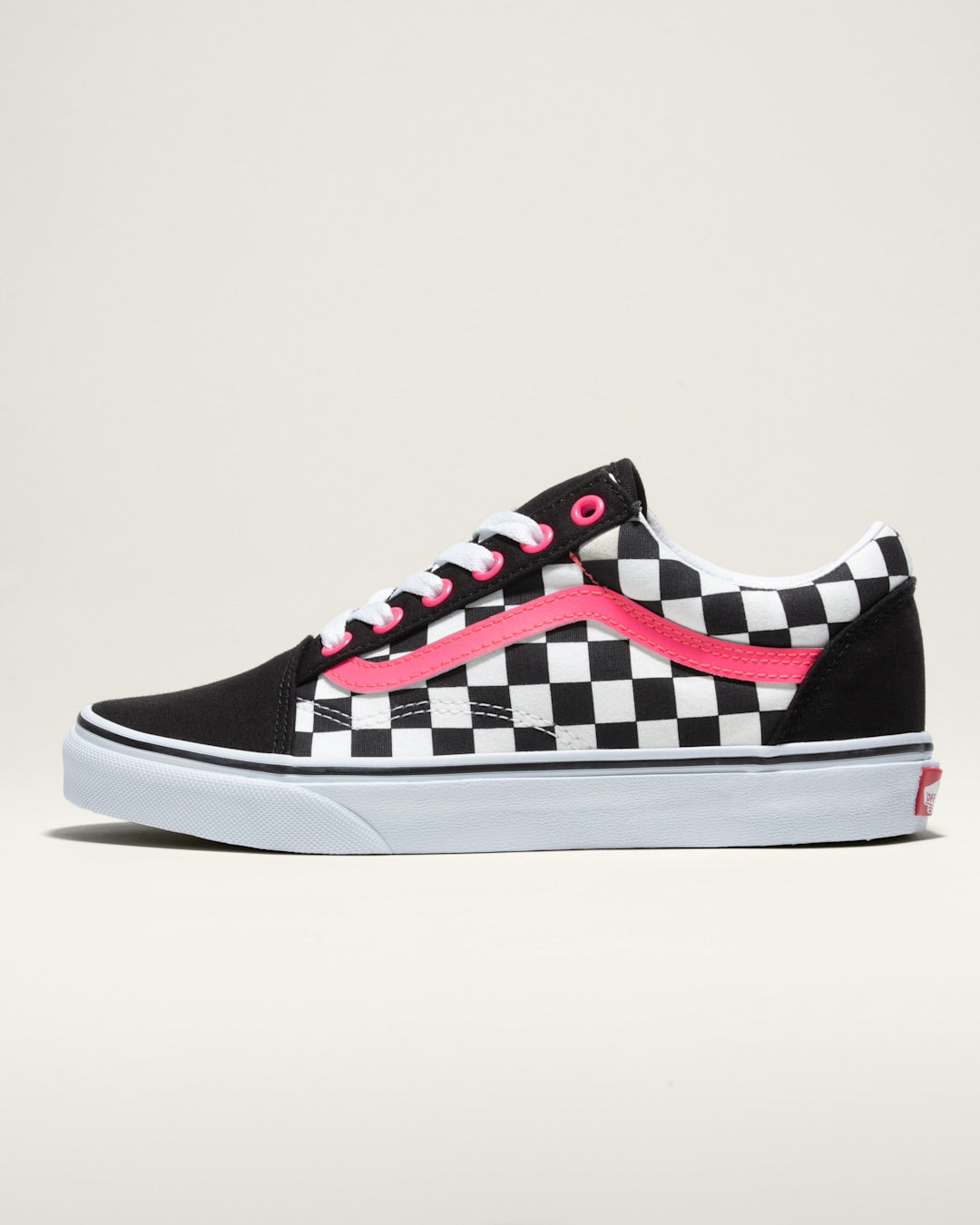 Vans Customs Old Skool Checkerboard Shoe in Customs