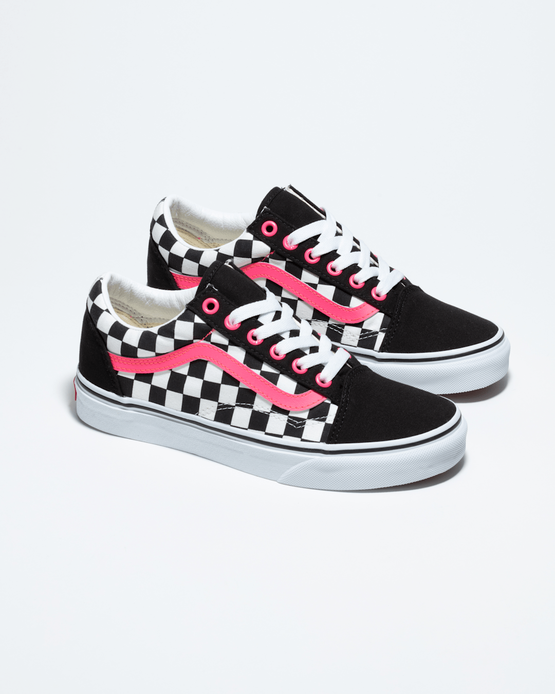 Vans Customs Old Skool Checkerboard Shoe in Customs