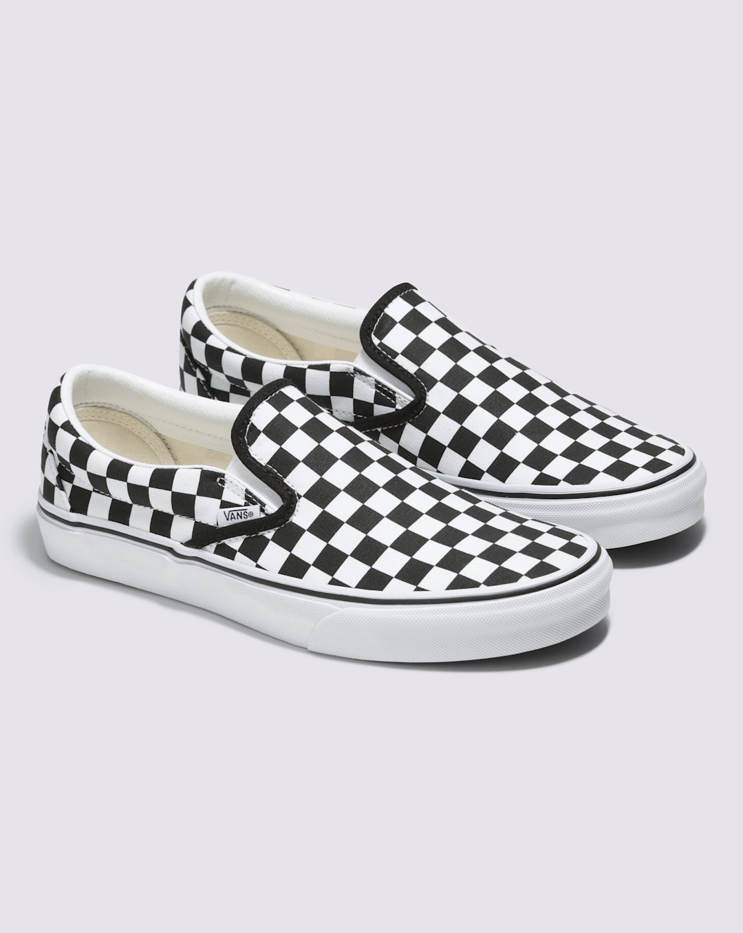 Vans Customs Classic Slip-On Checkerboard Wide Shoe in Customs