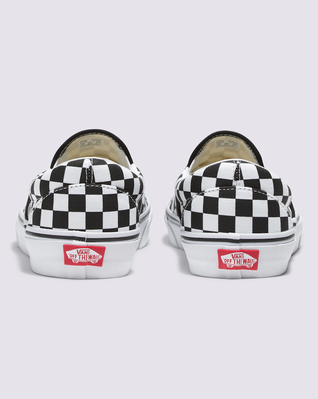 Vans Customs Classic Slip-On Checkerboard Wide Shoe in Customs
