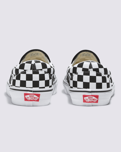 Vans Customs Classic Slip-On Checkerboard Wide Shoe in Customs