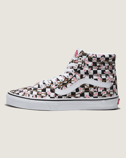 Vans Customs Sk8-Hi Checkerboard Shoe in Customs