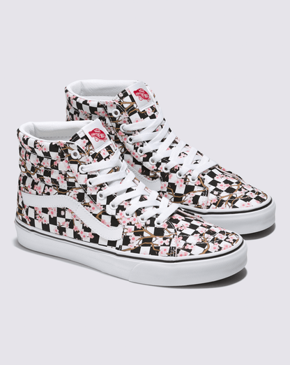 Vans Customs Sk8-Hi Checkerboard Shoe in Customs