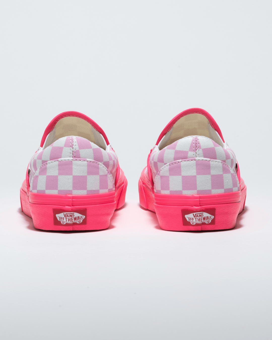 Vans Customs Classic Slip-On Checkerboard Wide Shoe in Customs