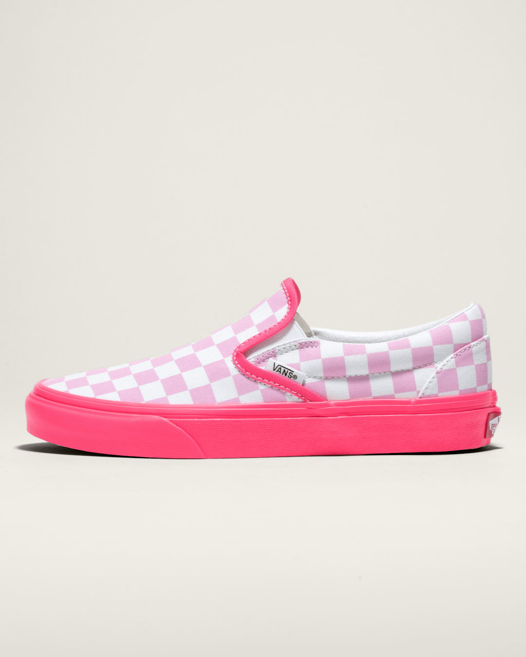 Vans Customs Classic Slip-On Checkerboard Shoe in Customs