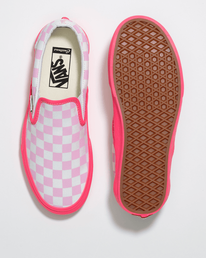 Vans Customs Classic Slip-On Checkerboard Shoe in Customs