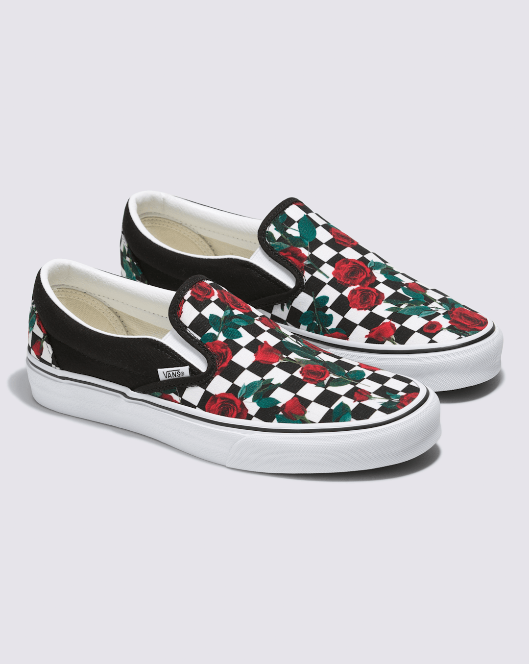 Vans Customs Classic Slip-On Checkerboard Shoe in Customs