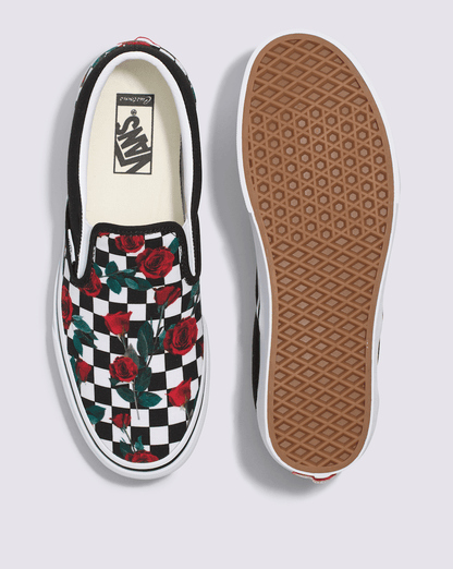 Vans Customs Classic Slip-On Checkerboard Shoe in Customs