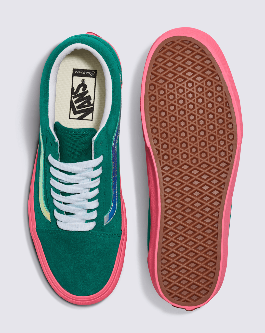 Vans Customs Old Skool Platform Suede Shoe in Customs