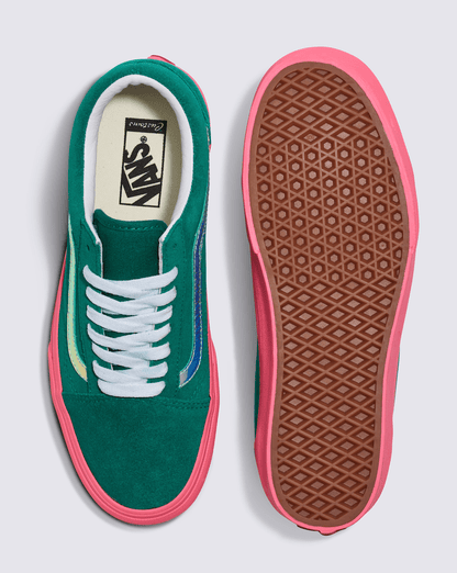 Vans Customs Old Skool Platform Suede Shoe in Customs