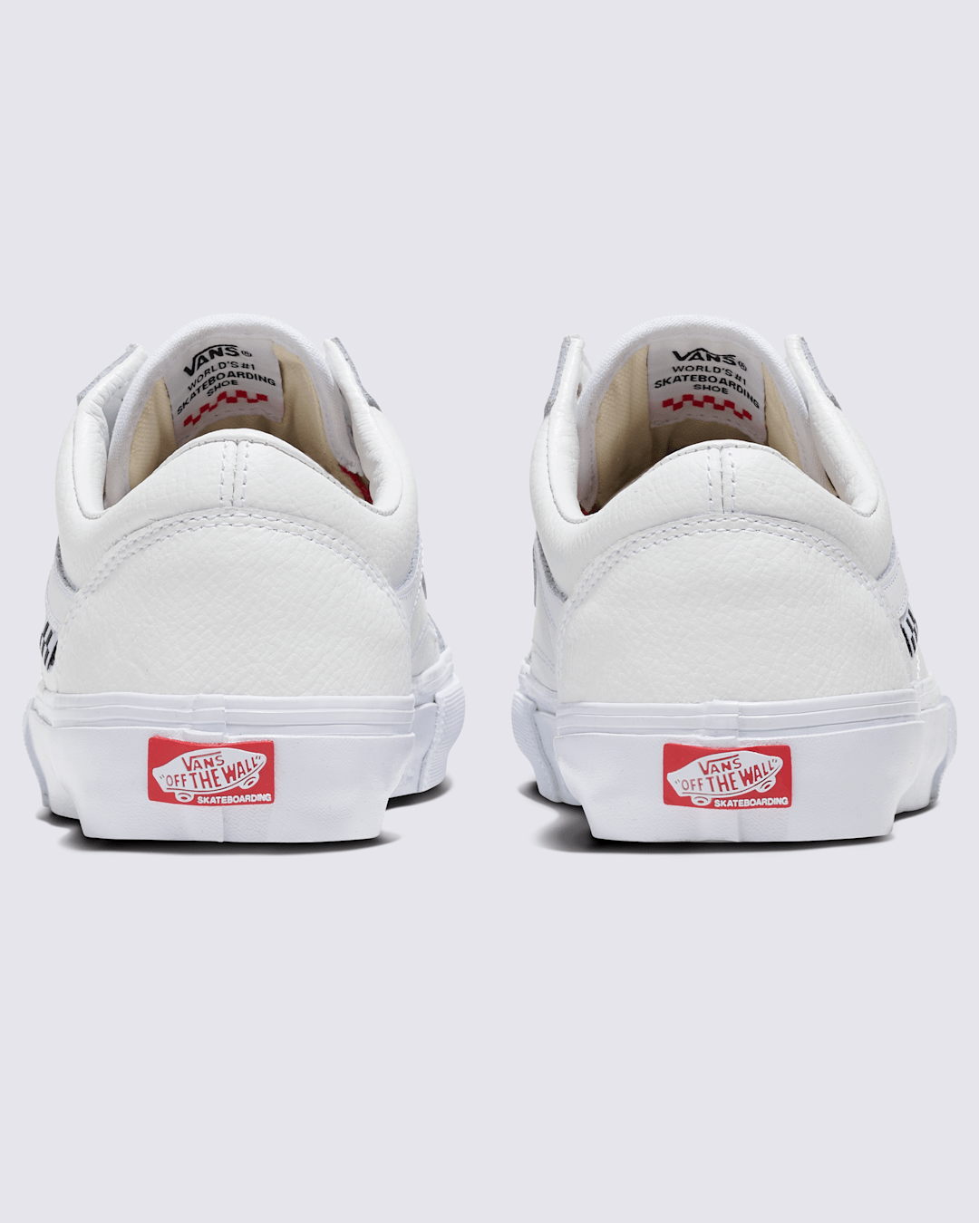Vans Customs Skate Old Skool Leather Shoe in Customs
