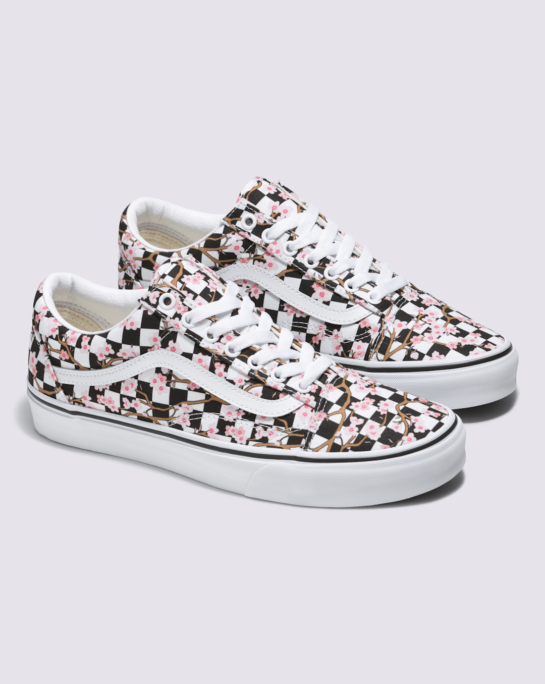 Vans Customs Old Skool Checkerboard Shoe in Customs