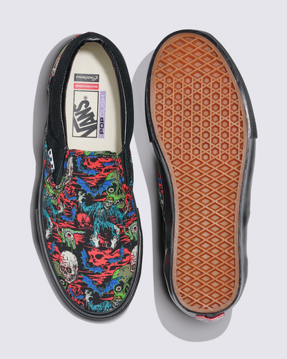 Vans Customs Skate Slip-On Halloween Shoe in Customs