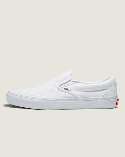 Vans Customs Classic Slip-On Checkerboard Wide Shoe in Customs