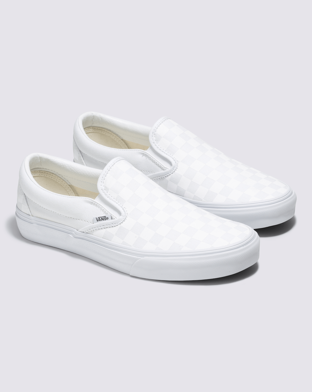 Vans Customs Classic Slip-On Checkerboard Wide Shoe in Customs