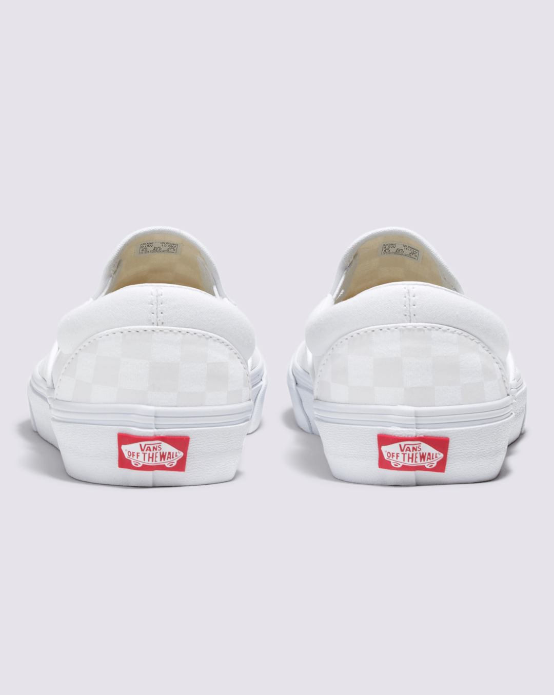 Vans Customs Classic Slip-On Checkerboard Wide Shoe in Customs