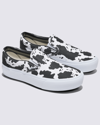 Vans Customs Classic Slip-On Platform Shoe in Customs