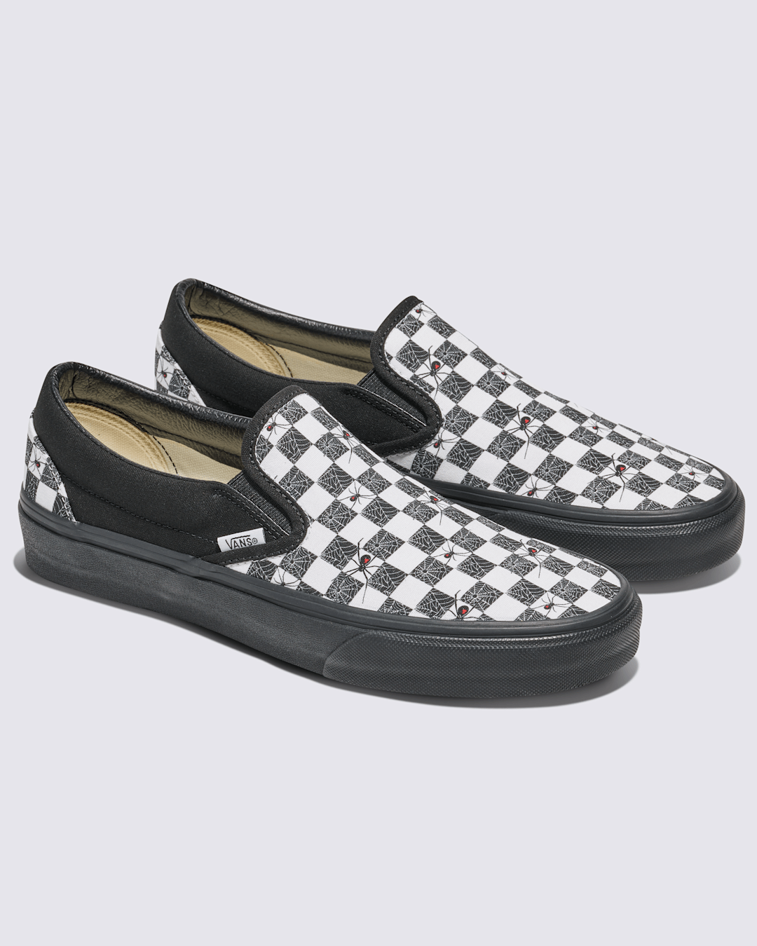Vans Customs Classic Slip-On Halloween Checkerboard Shoe in Customs