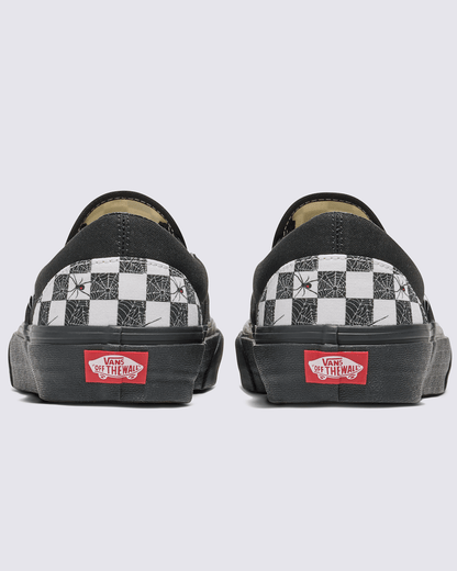 Vans Customs Classic Slip-On Halloween Checkerboard Shoe in Customs