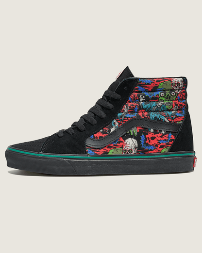 Vans Customs Sk8-Hi Wide Halloween Shoe in Customs