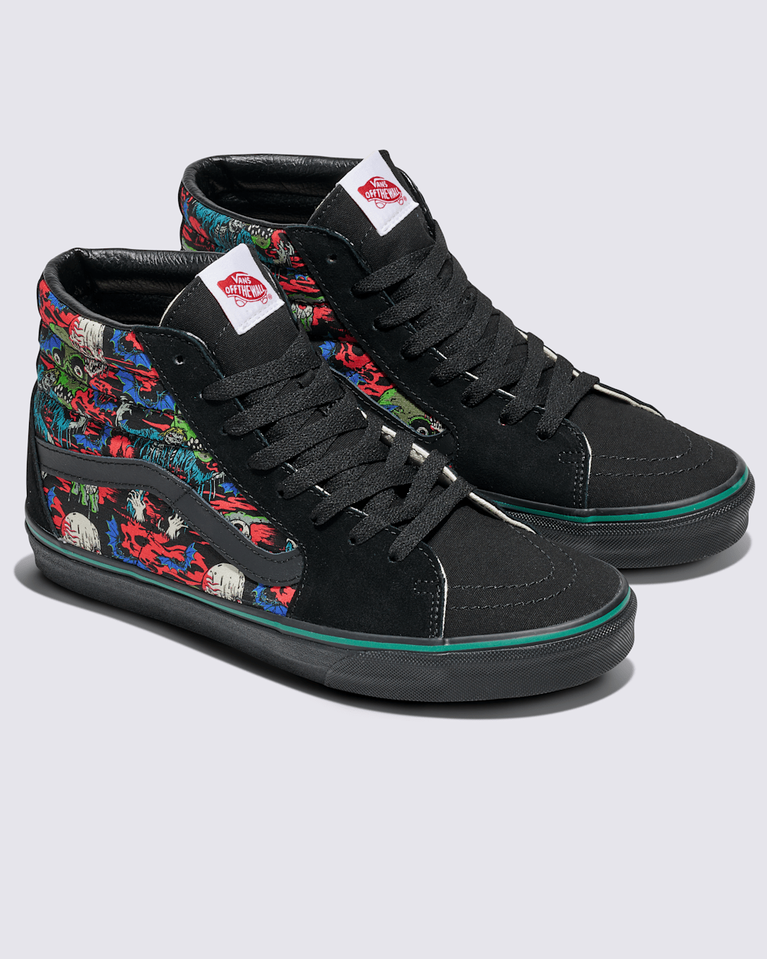 Vans Customs Sk8-Hi Wide Halloween Shoe in Customs