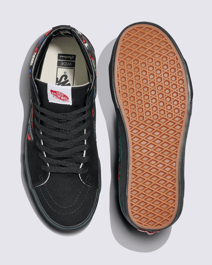 Vans Customs Sk8-Hi Wide Halloween Shoe in Customs
