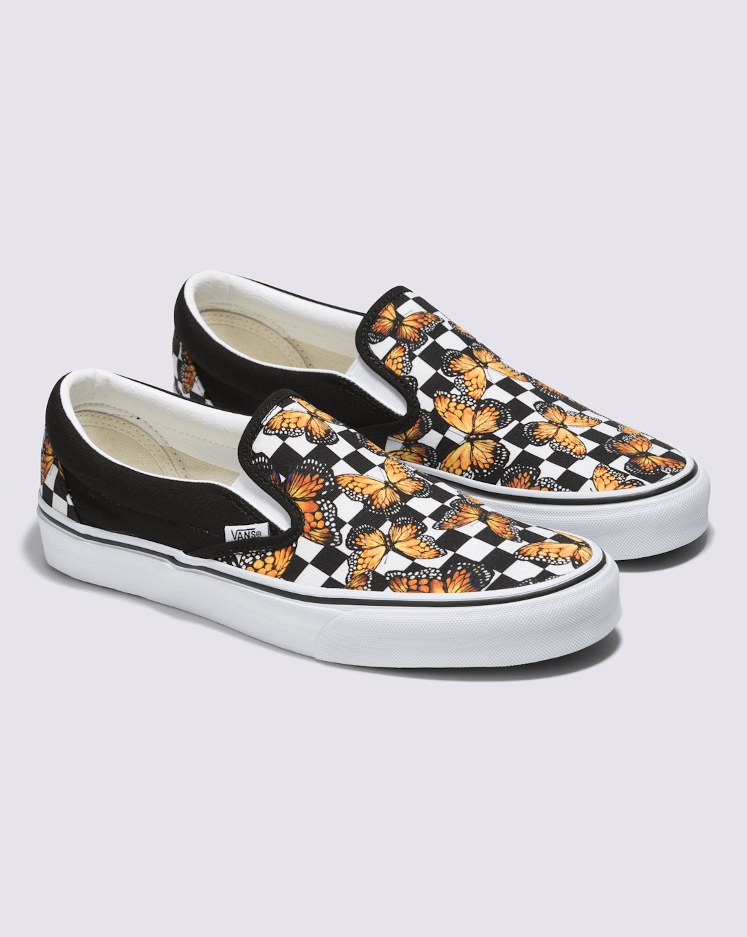 Vans Customs Classic Slip-On Checkerboard Shoe in Customs