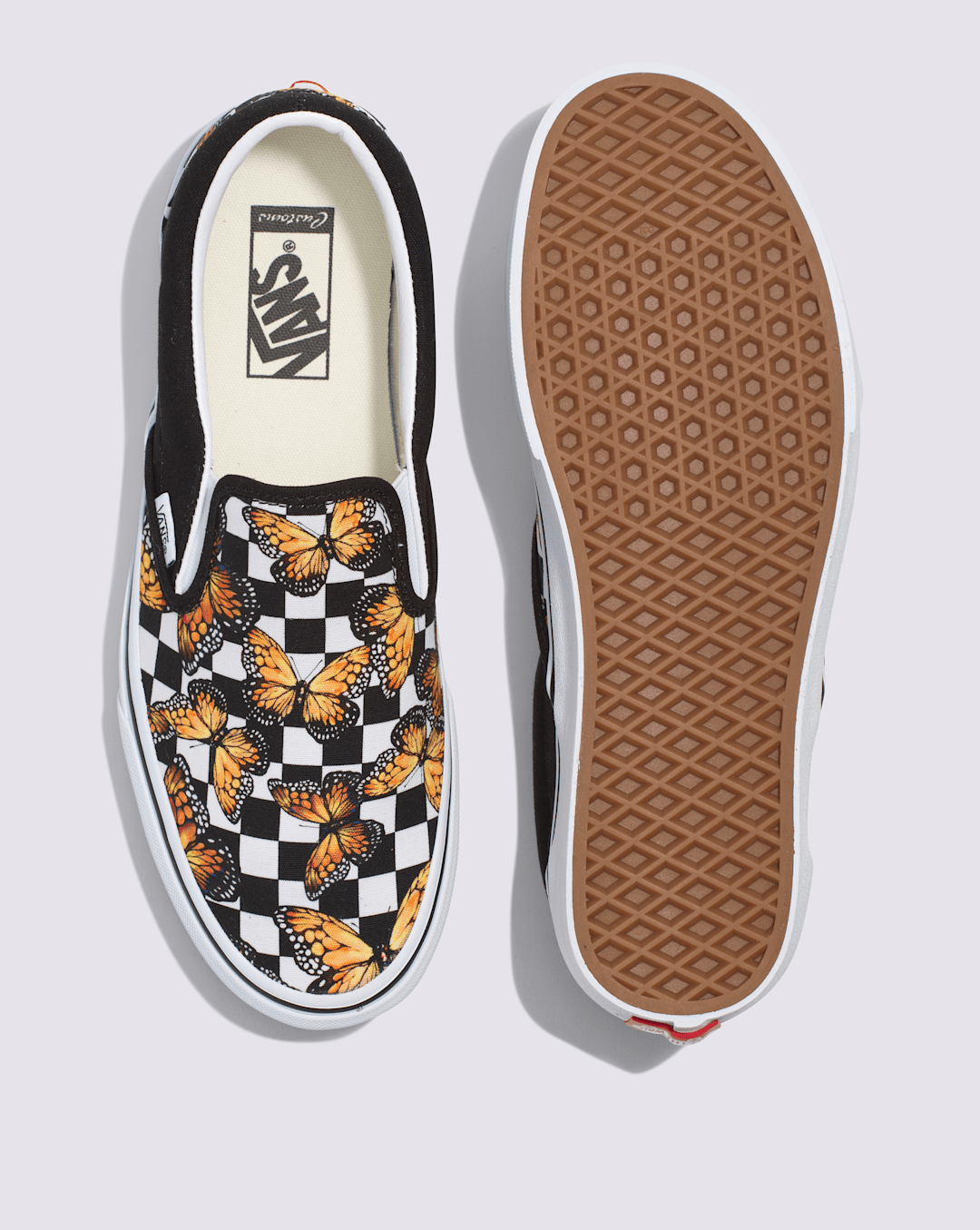 Vans Customs Classic Slip-On Checkerboard Shoe in Customs