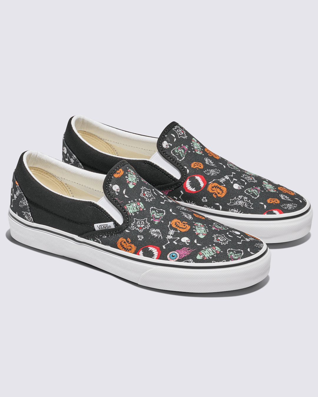 Vans Customs Classic Slip-On Halloween Shoe in Customs