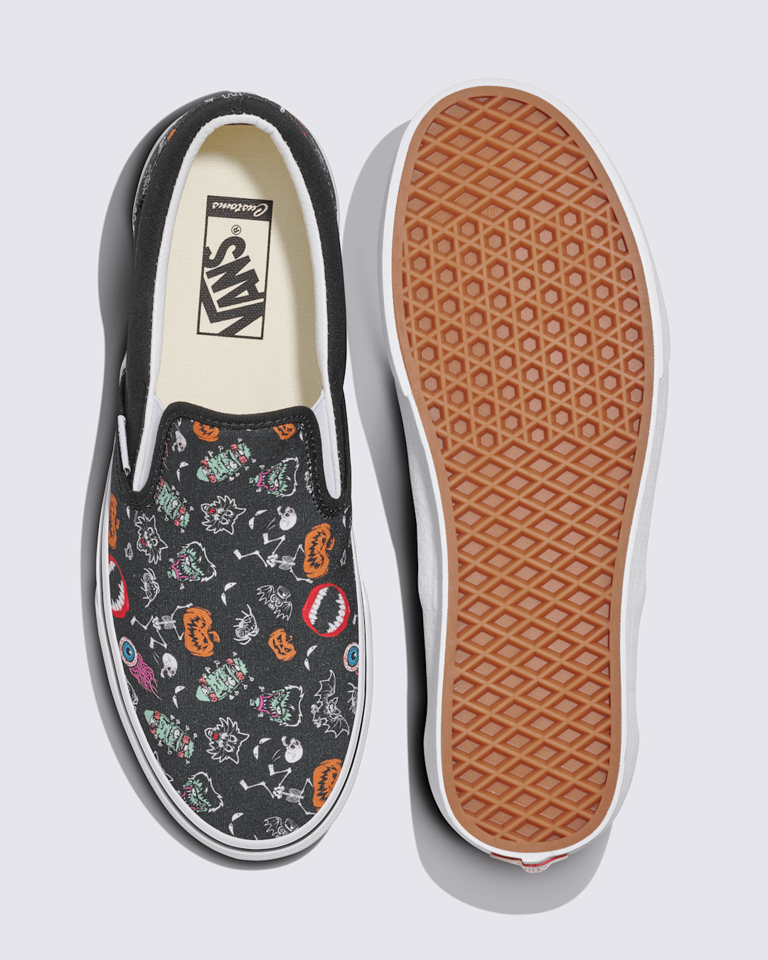 Vans Customs Classic Slip-On Halloween Shoe in Customs