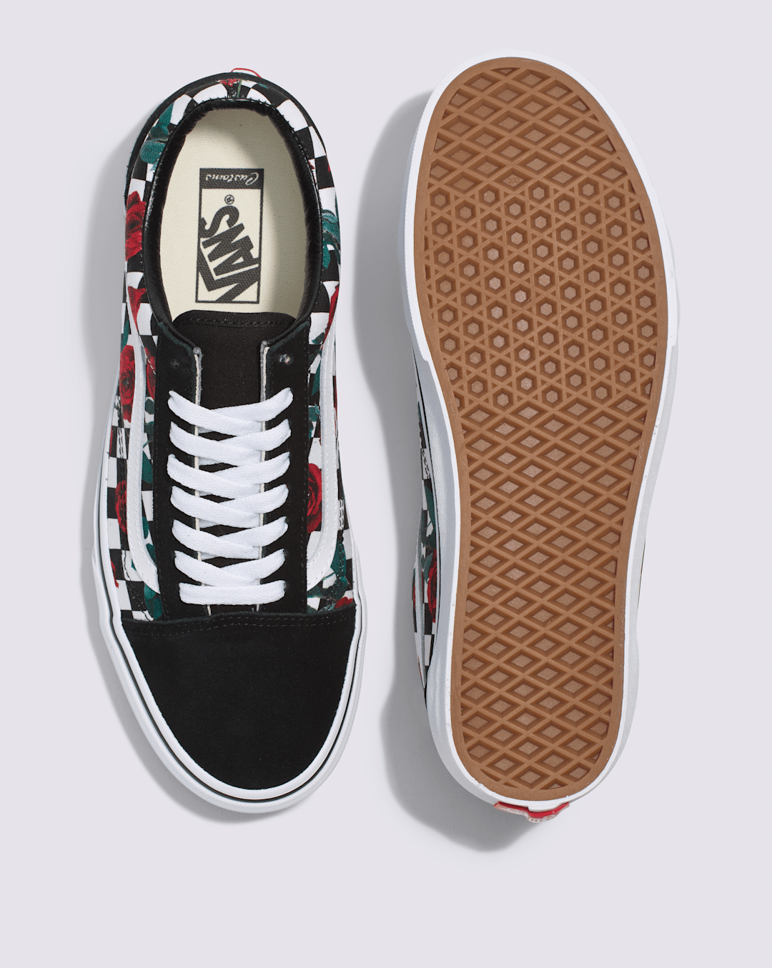 Vans Customs Old Skool Checkerboard Shoe in Customs