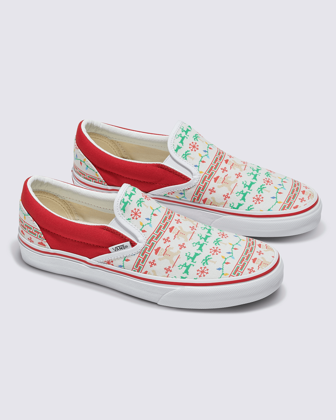 Vans Customs Classic Slip-On Holiday Shoe in Customs