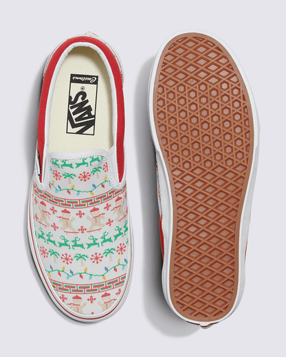Vans Customs Classic Slip-On Holiday Shoe in Customs