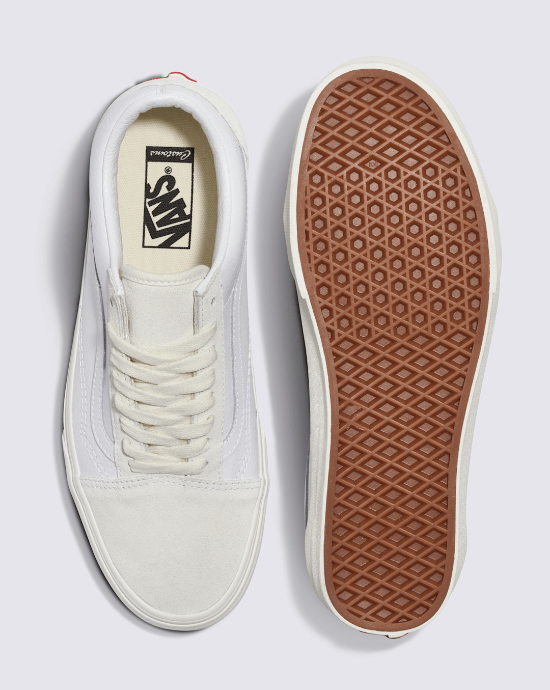 Vans Customs Old Skool Leather Shoe in Customs