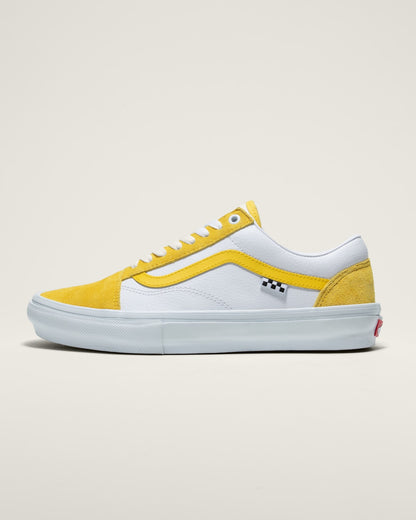 Vans Customs Skate Old Skool Leather Shoe in Customs
