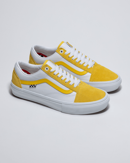 Vans Customs Skate Old Skool Leather Shoe in Customs