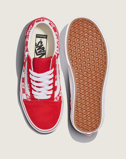 Vans Customs Old Skool Holiday Checkerboard Shoe in Customs