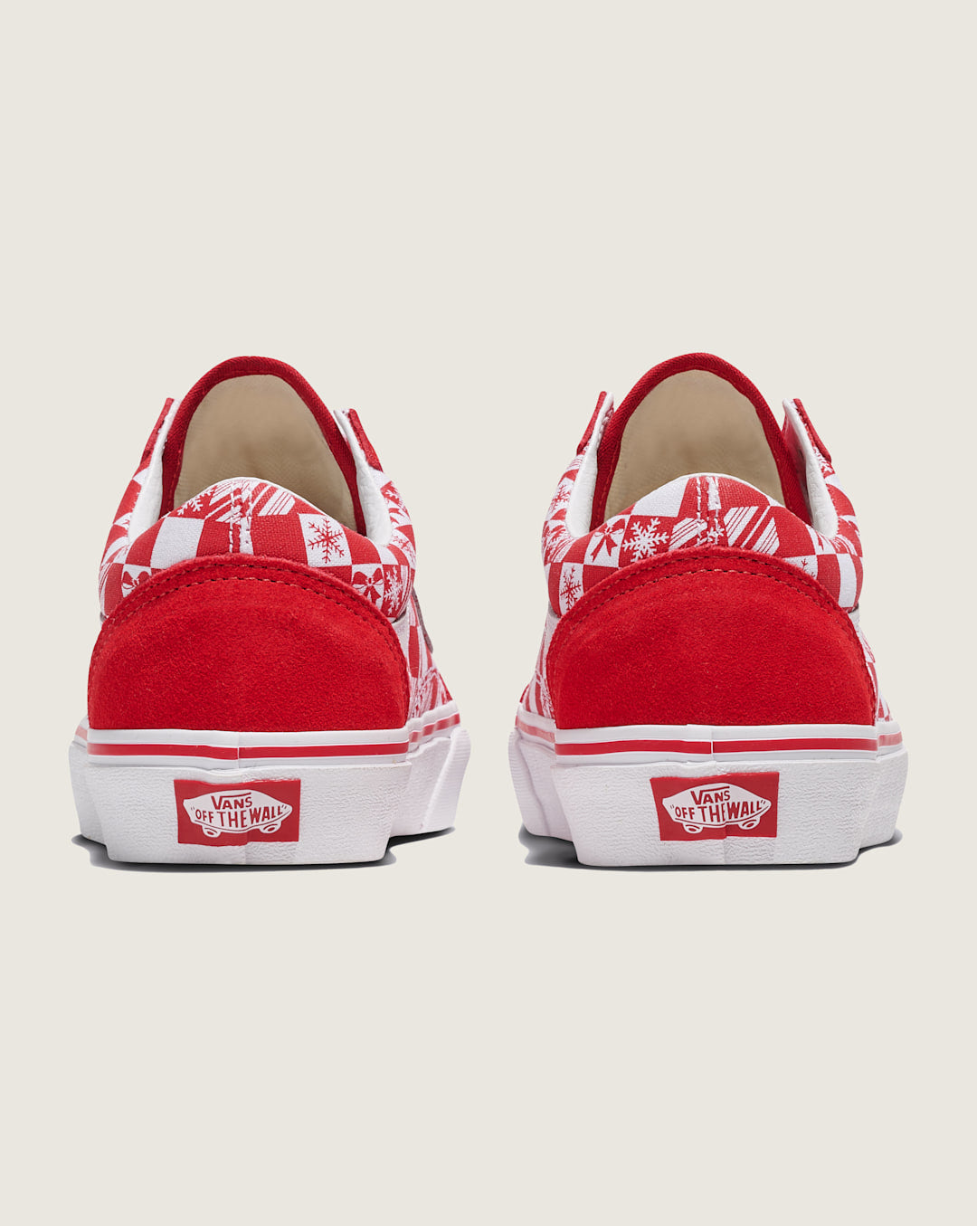 Vans Customs Old Skool Holiday Checkerboard Shoe in Customs