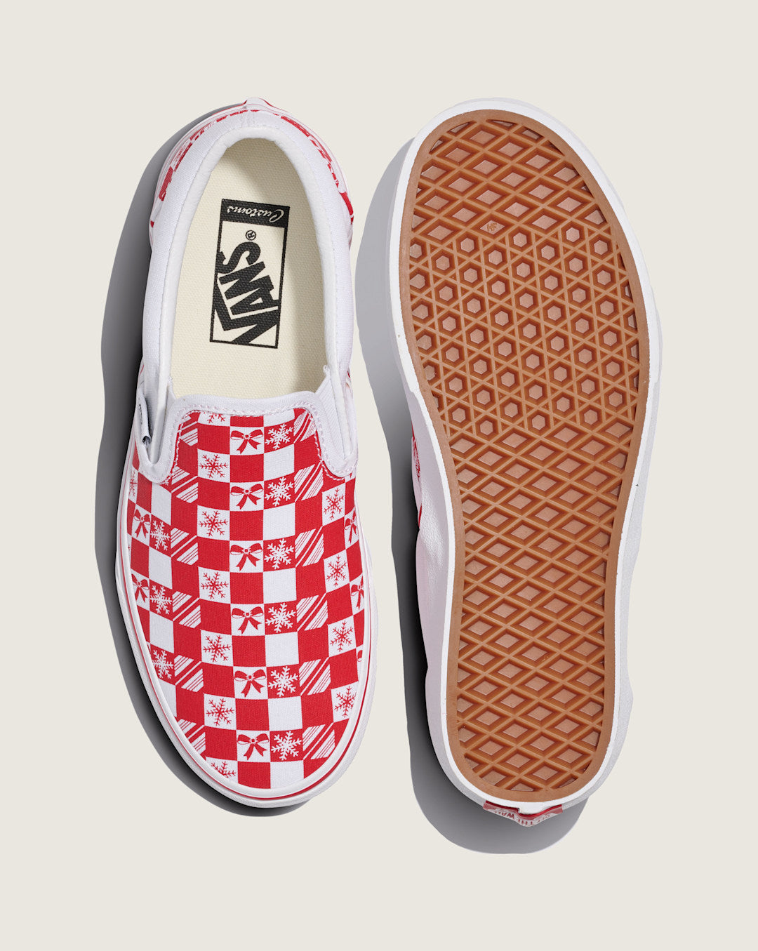Vans Customs Classic Slip-On Holiday Shoe in Customs