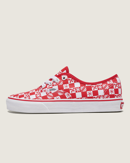 Vans Customs Authentic Holiday Checkerboard Shoe in Customs