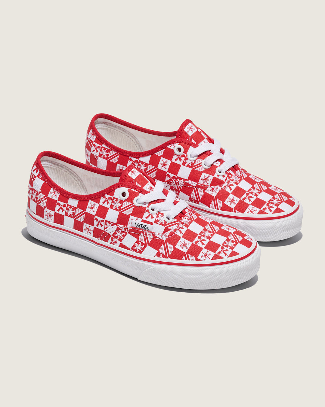 Vans Customs Authentic Holiday Checkerboard Shoe in Customs