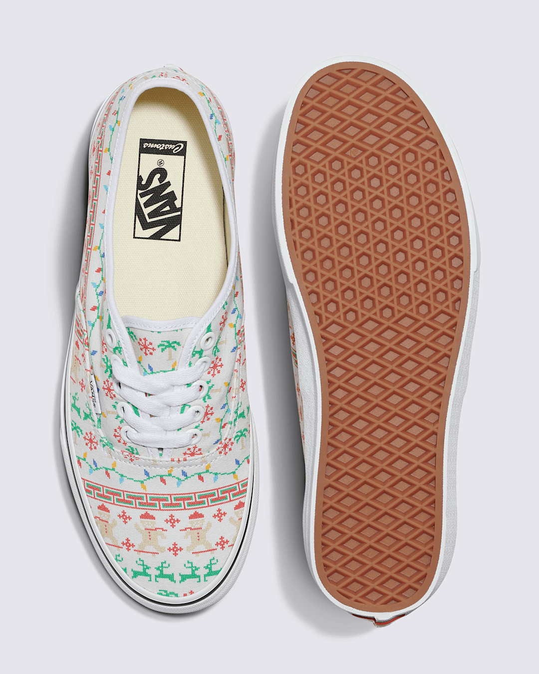 Vans Customs Authentic Holiday Shoe in Customs