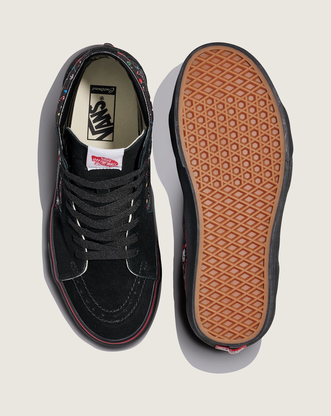 Vans Customs Sk8-Hi Holiday Shoe in Customs