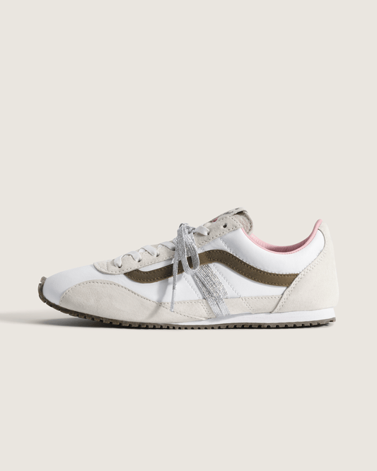 Vans Premium Super Lowpro Trainer in White