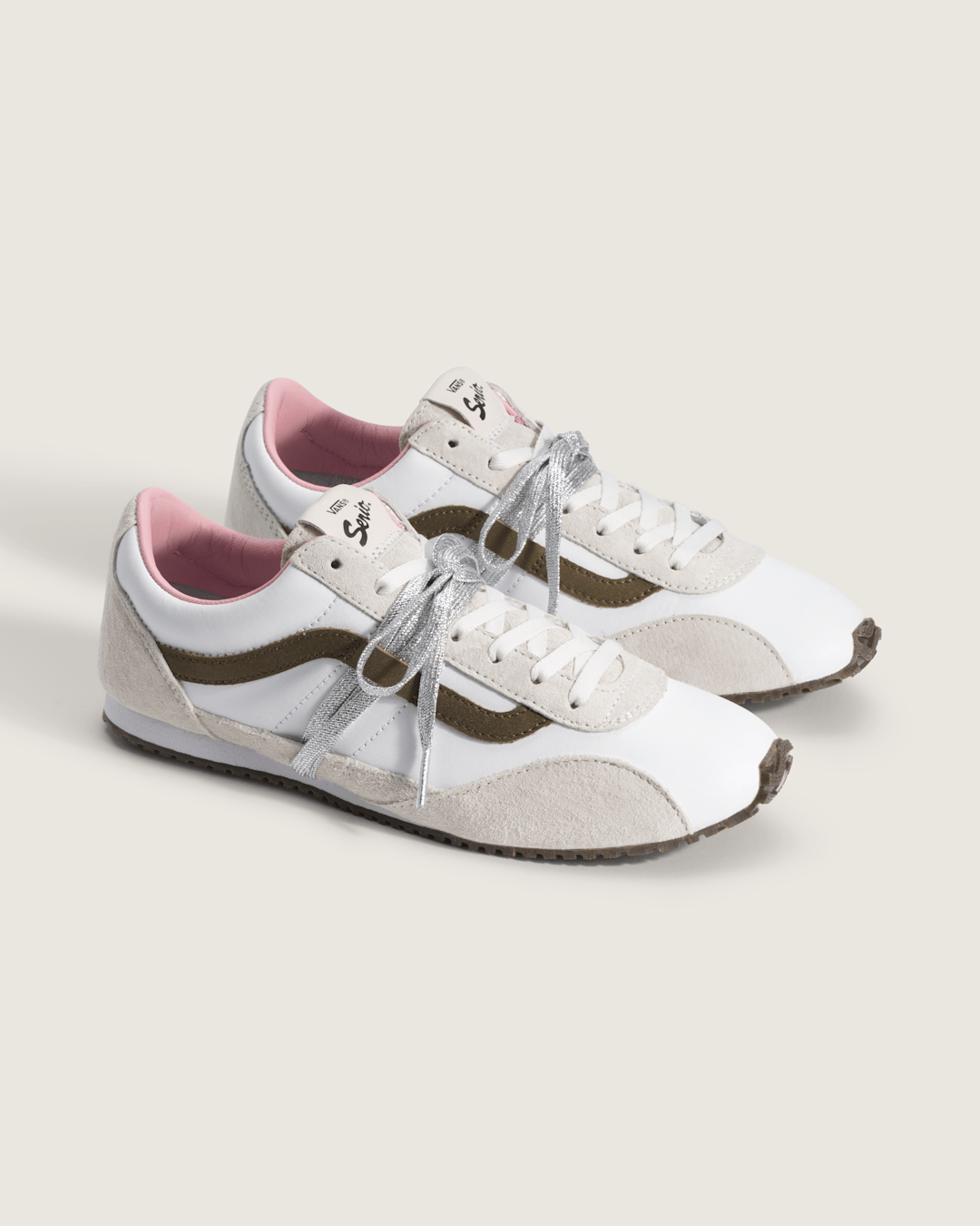Vans Premium Super Lowpro Trainer in White