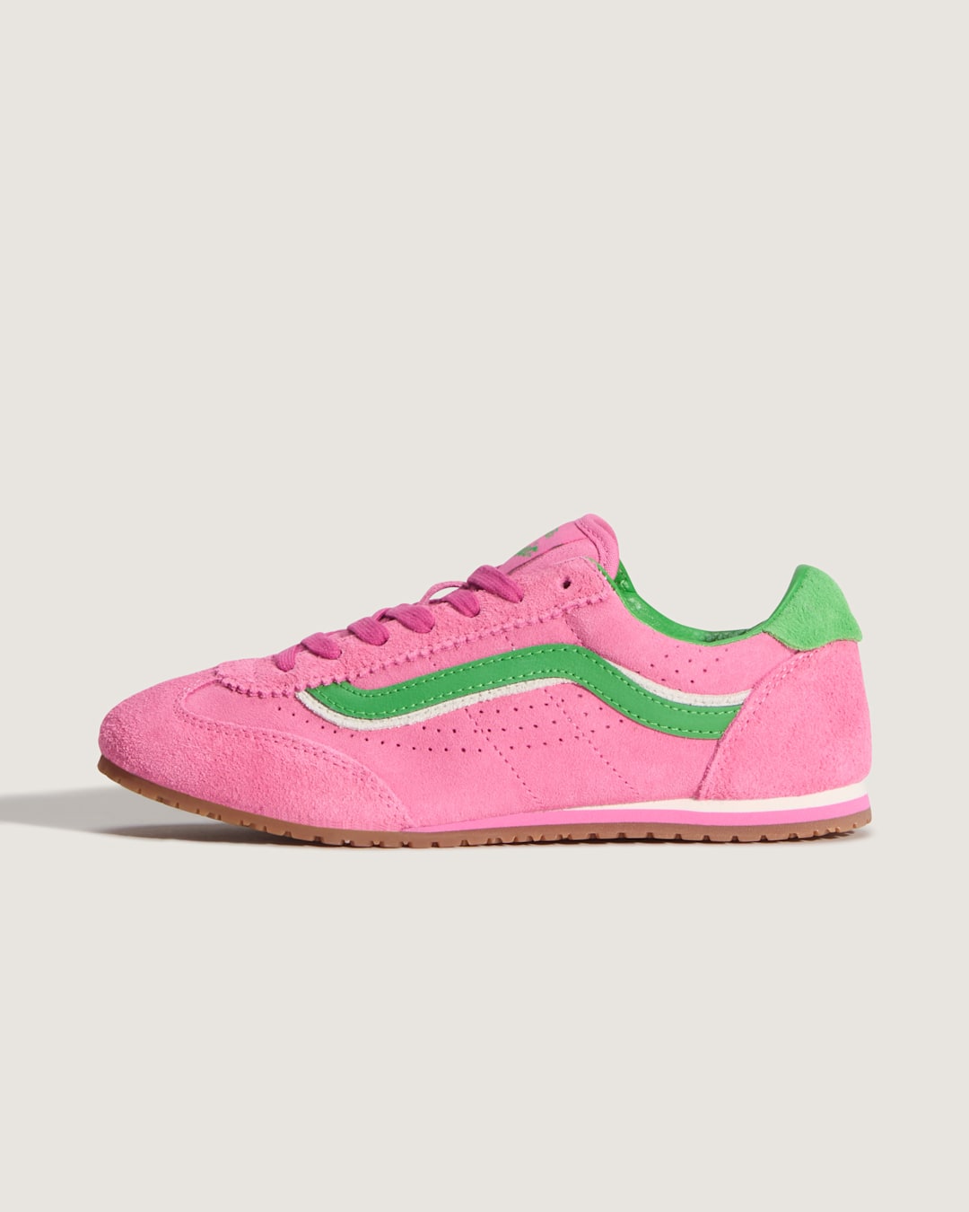 Vans Super Lowpro Shoe in Fizz Pink / Bright Green